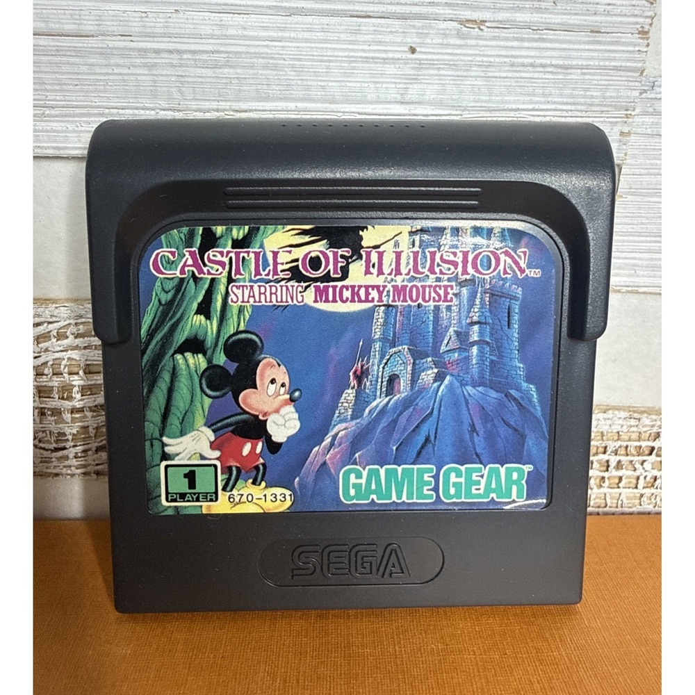 Castle of Illusion Starring Mickey Mouse (SEGA Game Gear) Authentic In Case